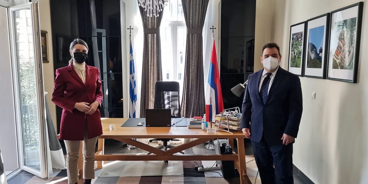 Εθιμοτυπική επίσκεψη του Πρόεδρου του ΚΩΘ, Γεώργιου Κωνσταντινίδη