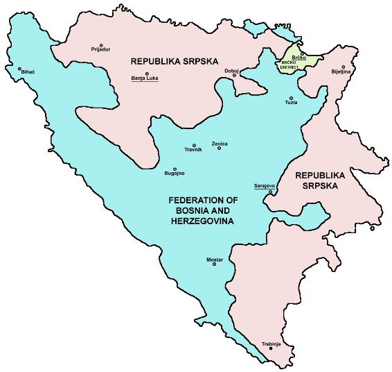 Административно- територијално уређење БиХ