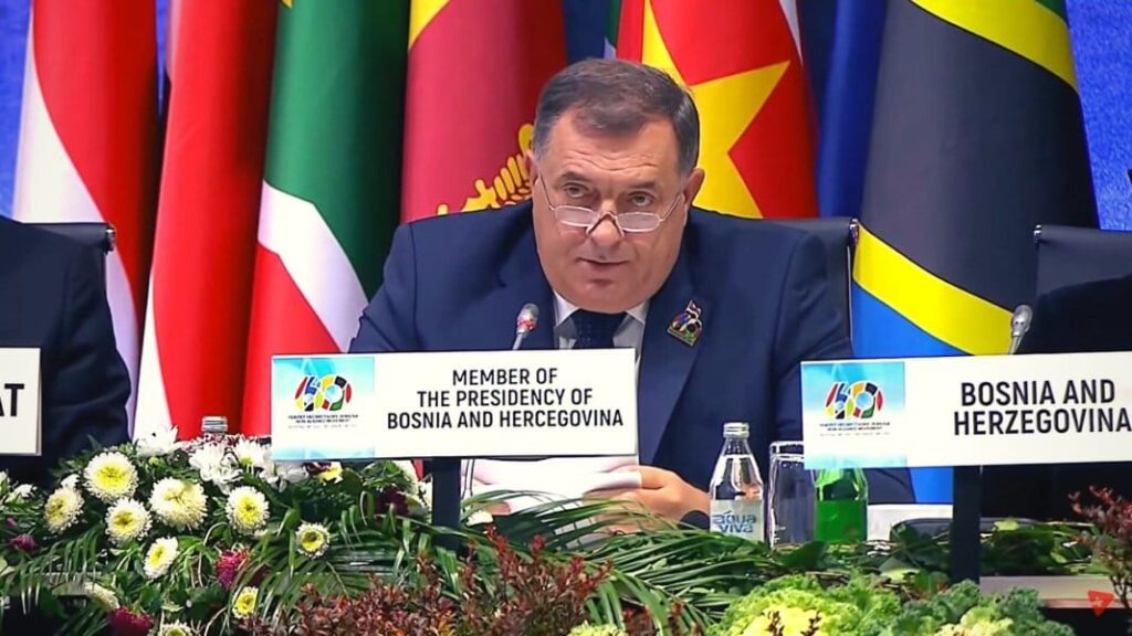 Dodik-Summit of the Non-Aligned Movement-2021