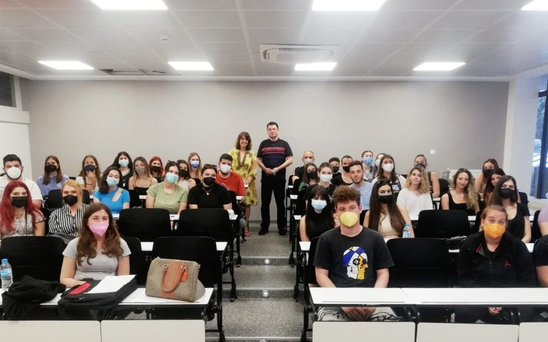 Διάλεξη του Καθηγητή Dr Borivoje Milošević σε φοιτητές του Πανεπιστήμιου Μακεδονίας με θέμα τις Σερβοελληνικές πολιτικές και πολιτιστικές συνδέσεις