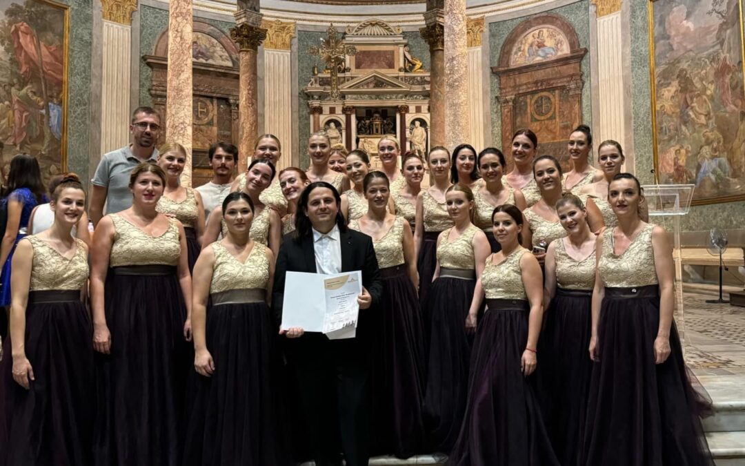 H γυναικεία χορωδία δωματίου “Banjalucanka” κέρδισε το χρυσό μετάλλιο Στον Διεθνή Διαγωνισμό Χορωδίας «Musica Eterna Roma»