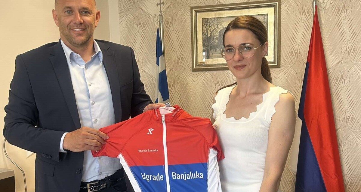 Συνάντηση με τον Γενικό Γραμματέα της Βαλκανικής Ποδηλατικής Ένωσης, Βλάντιμιρ Κούβελια