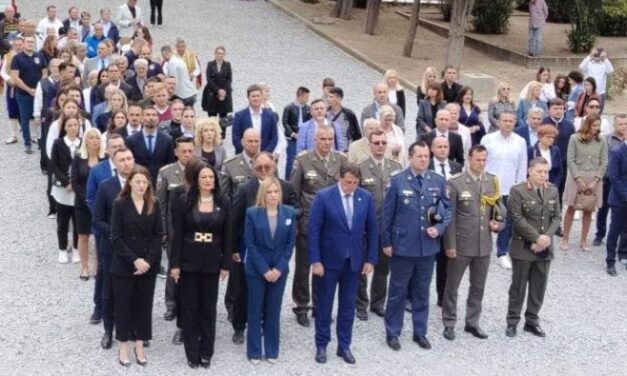 Τελετή μνήμης για τους Σέρβους στρατιώτες στο Σερβικό Στρατιωτικό Νεκροταφείο Ζέιτενλικ, στη Θεσσαλονίκη