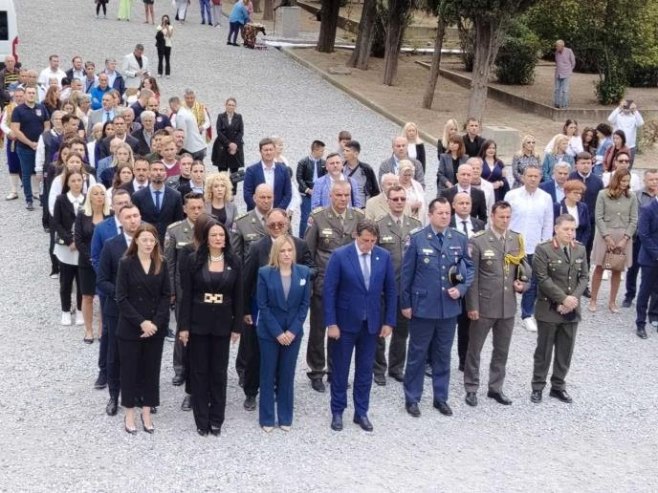 Τελετή μνήμης για τους Σέρβους στρατιώτες στο Σερβικό Στρατιωτικό Νεκροταφείο Ζέιτενλικ, στη Θεσσαλονίκη