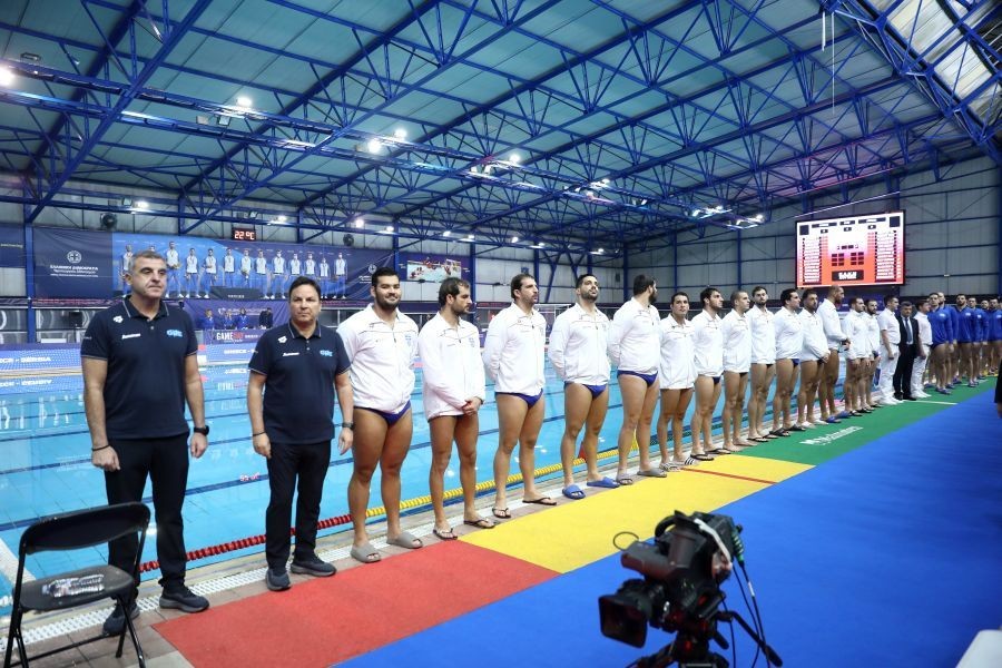 Προετοιμασία της Εθνικής Ομάδας Υδατοσφαίρισης της Ελλάδας στο Τρέμπινιε
