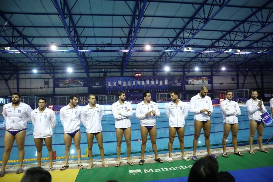 Προετοιμασία της Εθνικής Ομάδας Υδατοσφαίρισης της Ελλάδας στο Τρέμπινιε