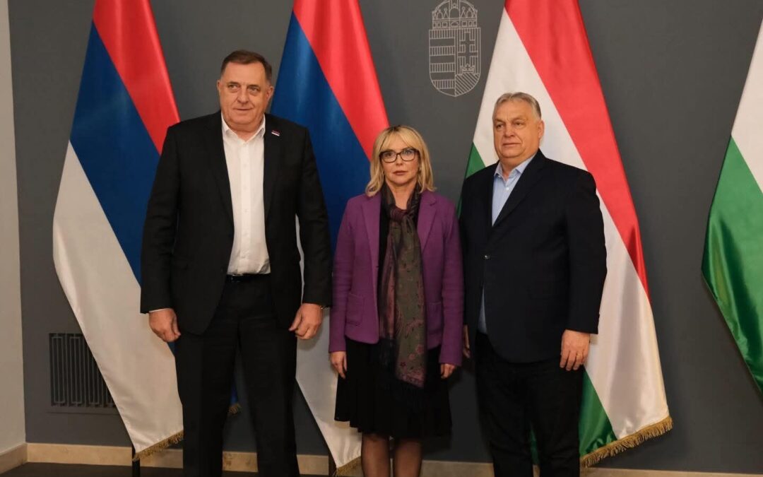 Тришић Бабић и Додик у Мађарској са Орбаном