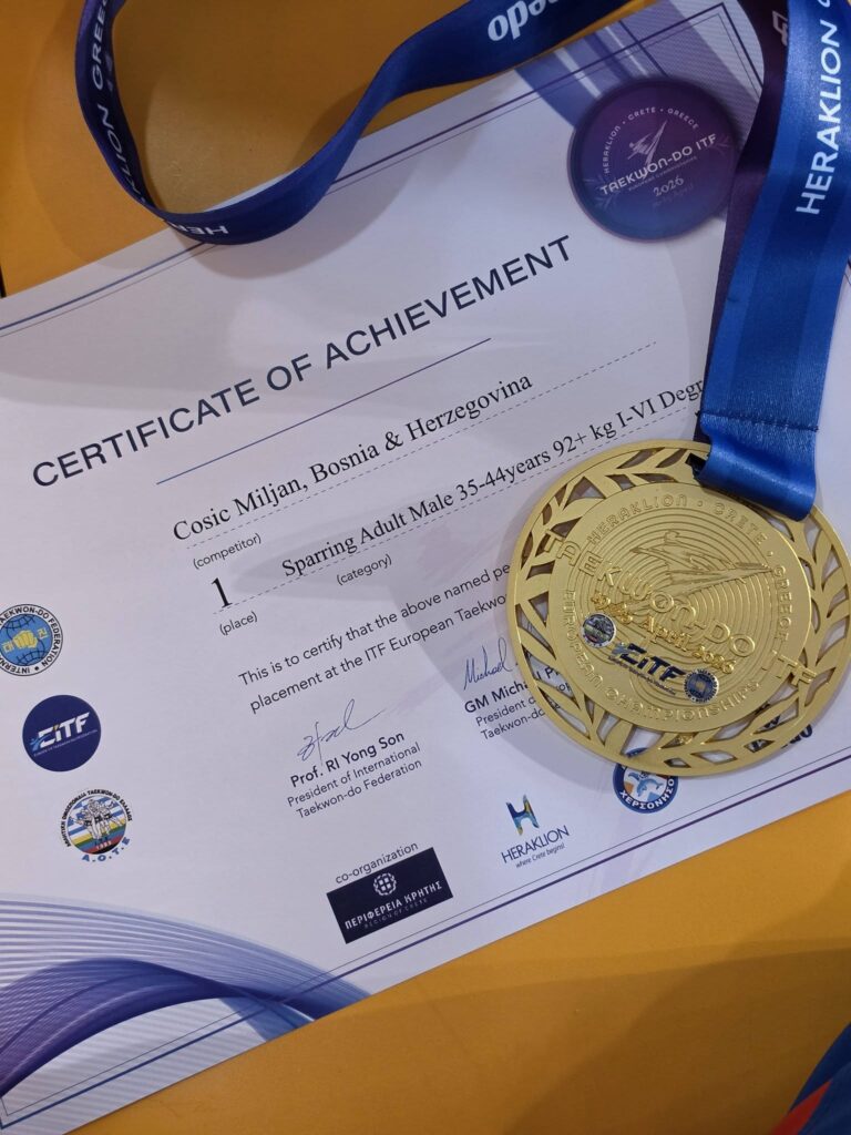 Αθλητές από τη Σερβική Δημοκρατία της Βοσνίας διακρίθηκαν στο Ευρωπαϊκό Πρωτάθλημα ITF Ταεκβοντό